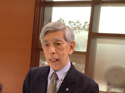 ➀献杯挨拶　松井さん